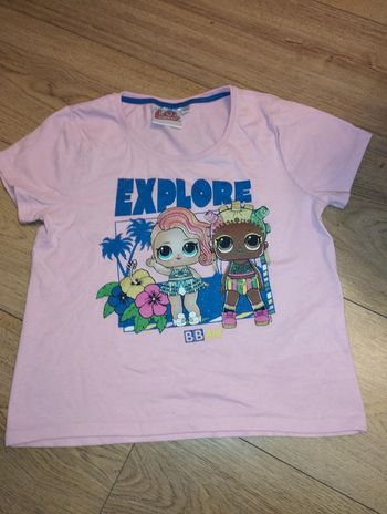 T-shirt lol surprise 10 ans avec paillettes