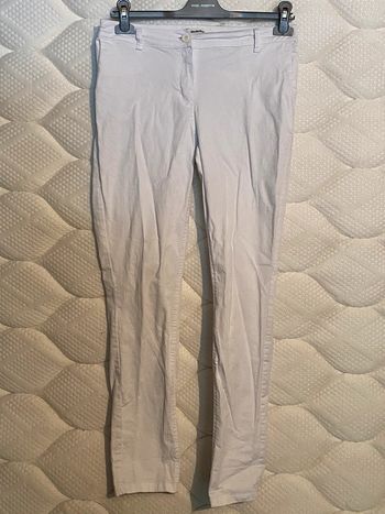 Pantalon blanc skinny