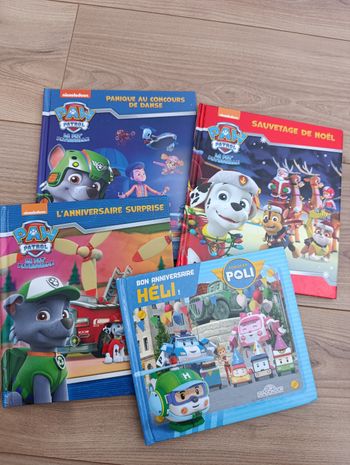 Lot de livres pat patrouille