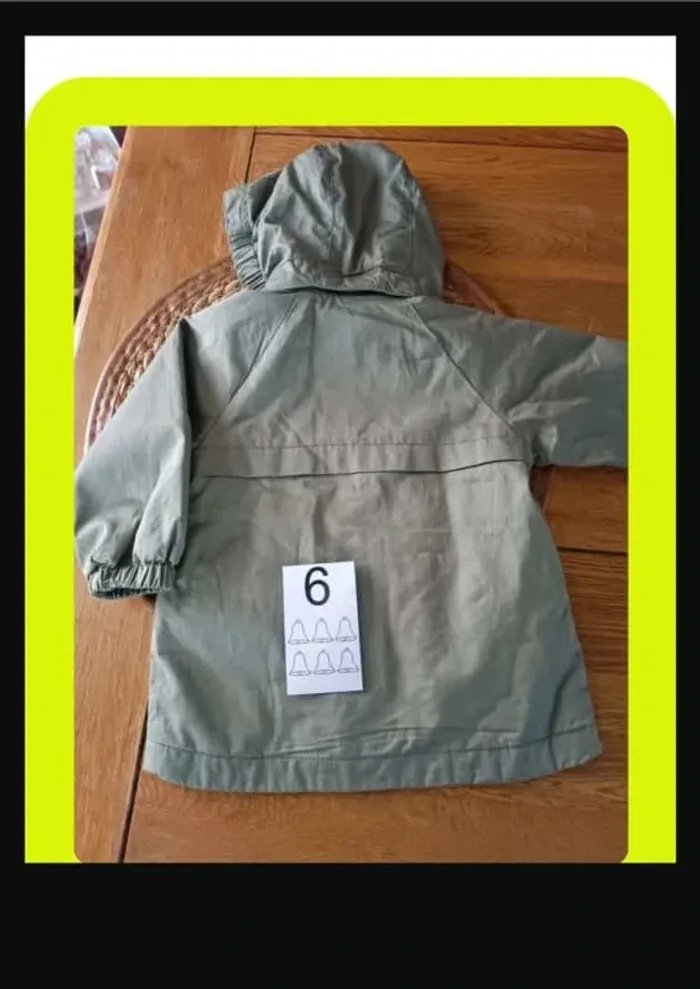 Manteau neuf 6 mois c&a - photo numéro 2