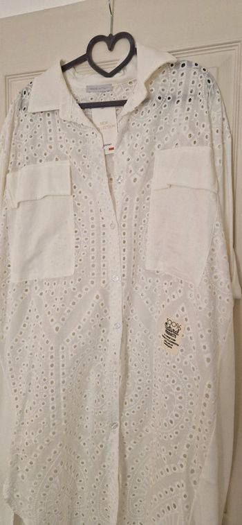 Chemise tunique New Collection broderie neuf avec étiquette