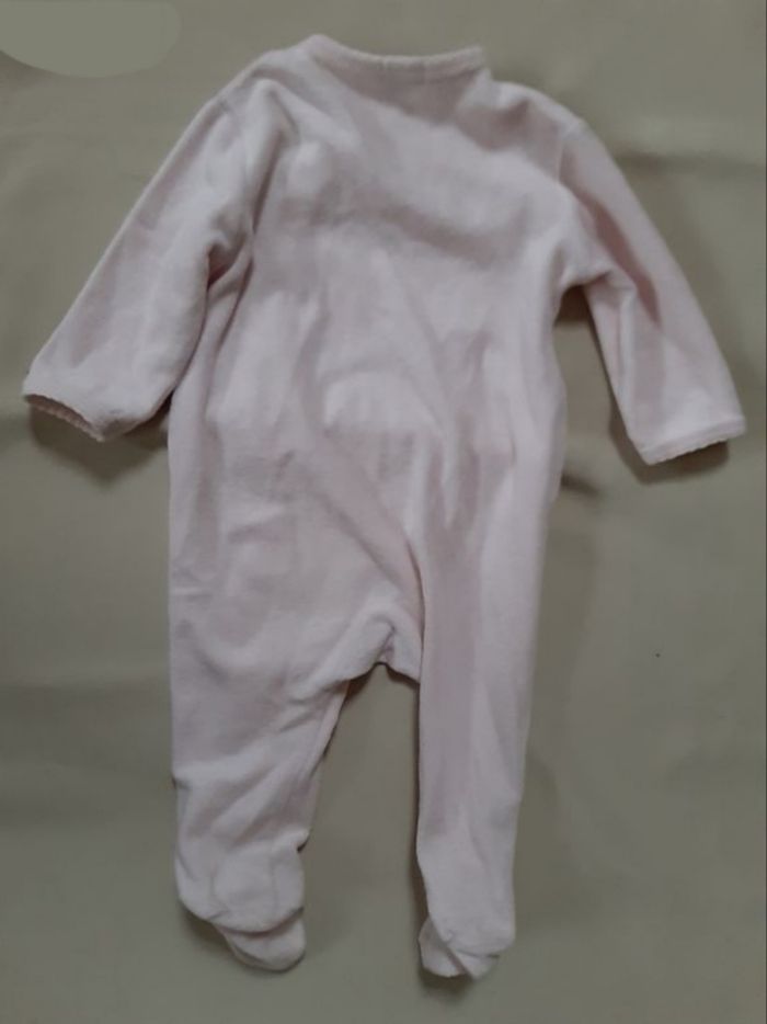 Pyjama en velours rose fille - cygnes - Kiabi - 9 mois - photo numéro 5