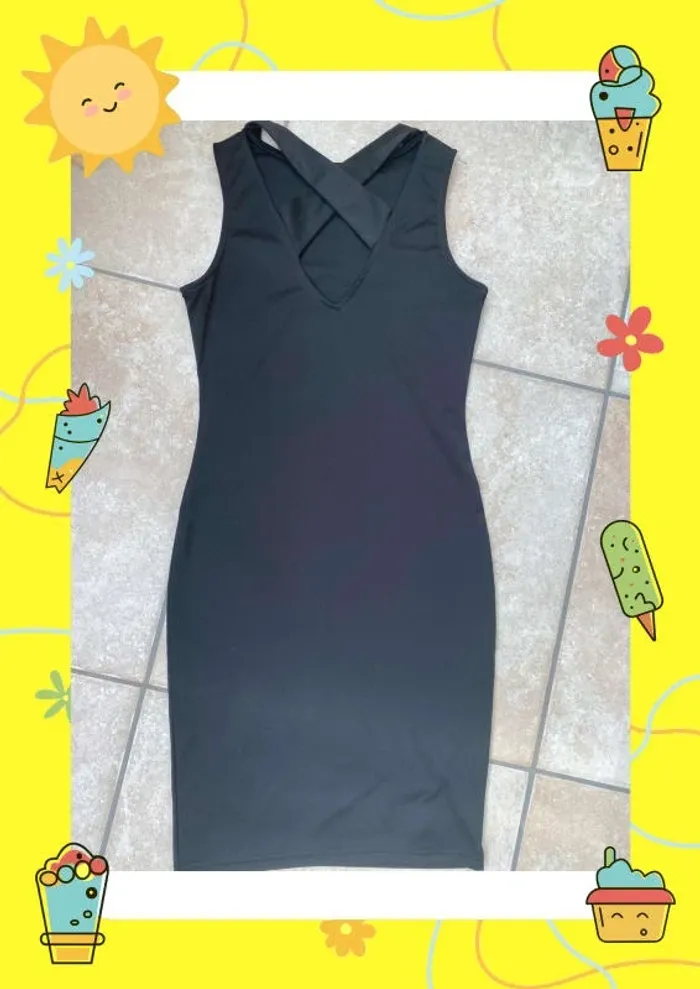 Petite robe noire robe chic moulante Shein XS 34