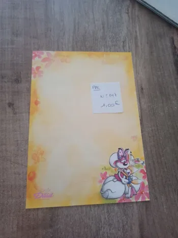Papier à lettre Diddl 147 1,00€
