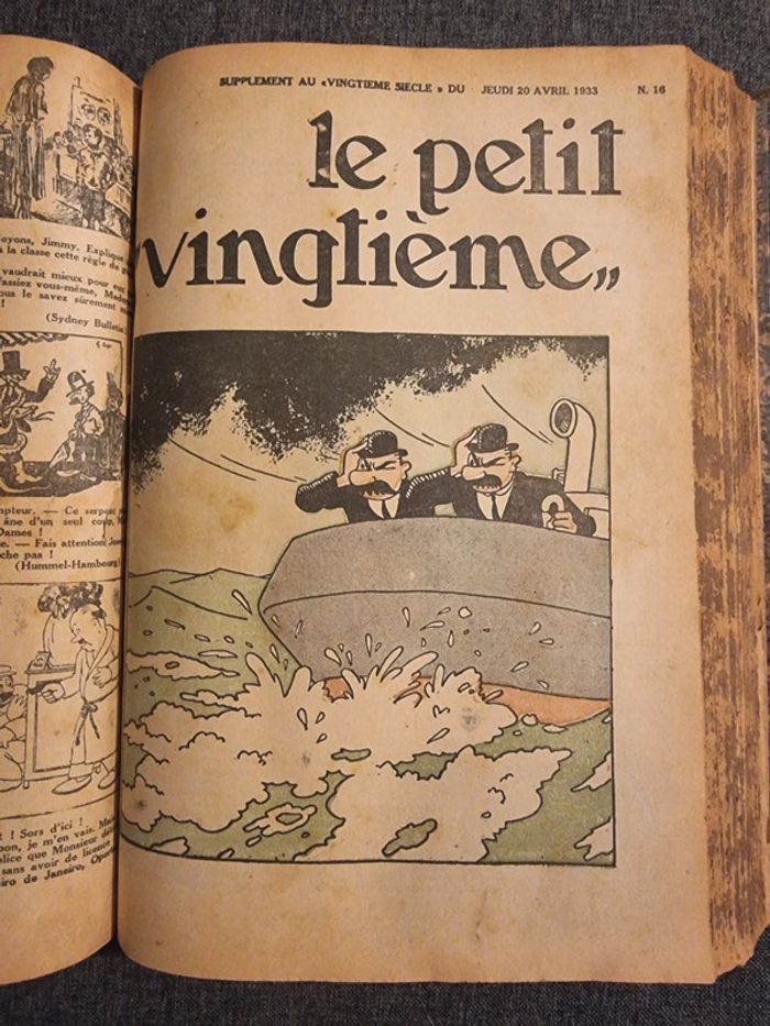 Reliure Petit Vingtieme 1933 - photo numéro 19