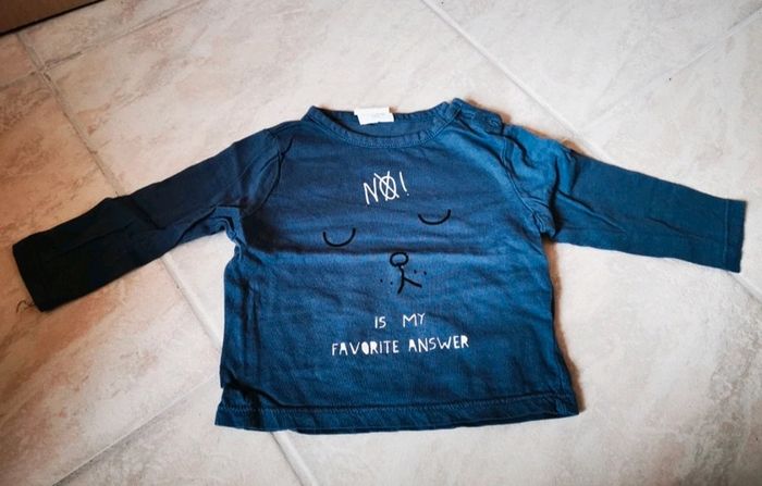 T-shirt à manches longues bébé garçon 9 mois