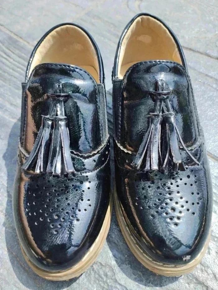 🦋 Magnifique mocassins, derbies, richelieu à franges P 26 Boutique Locale - photo numéro 2