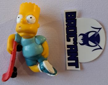 Figurine The Simpsons Bart skate 1997