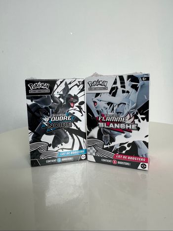 Pokémon : 2x Bundle EV10.5 - Flamme Blanche & Foudre Noire