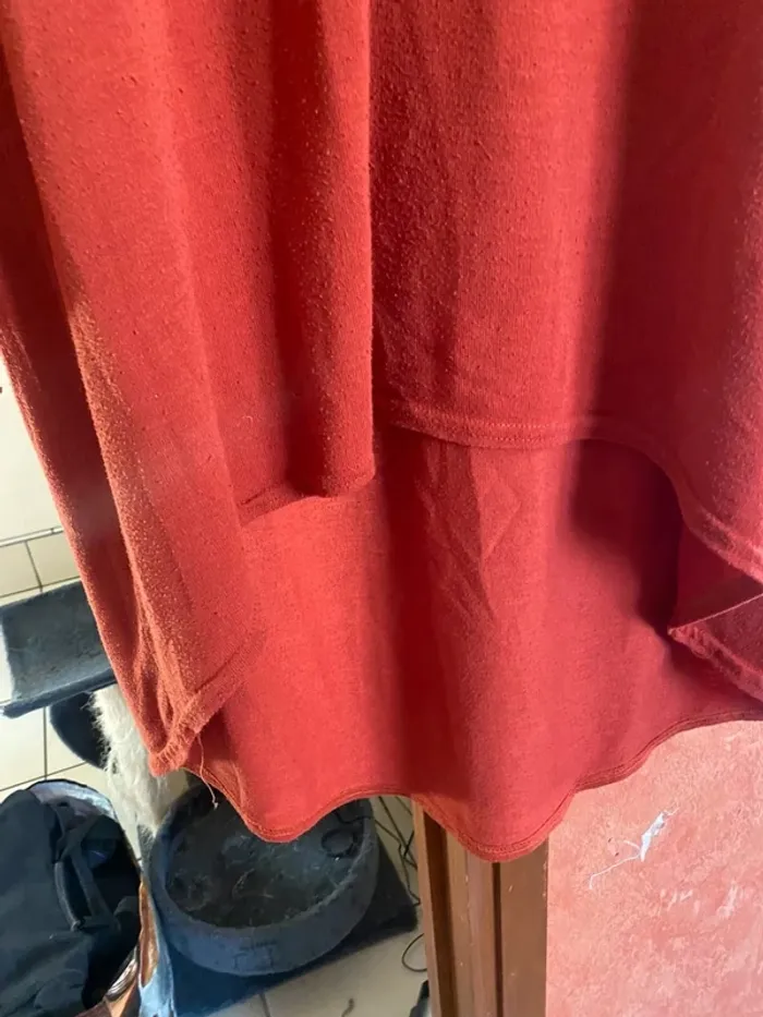 Tunique rouge femme – Taille XL – Élégante, fluide & confortable - photo numéro 3