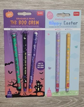 Legami Halloween 2025 + Pâques 2025 Effaçables Sets Neufs Scellés