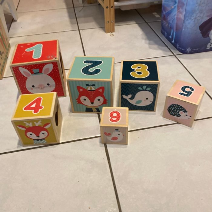 Cube bois à empiler Janod