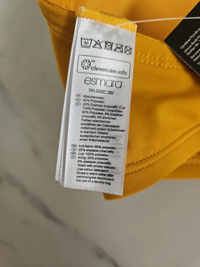 Esmara haut de bikini moutarde taille 42 - photo numéro 11