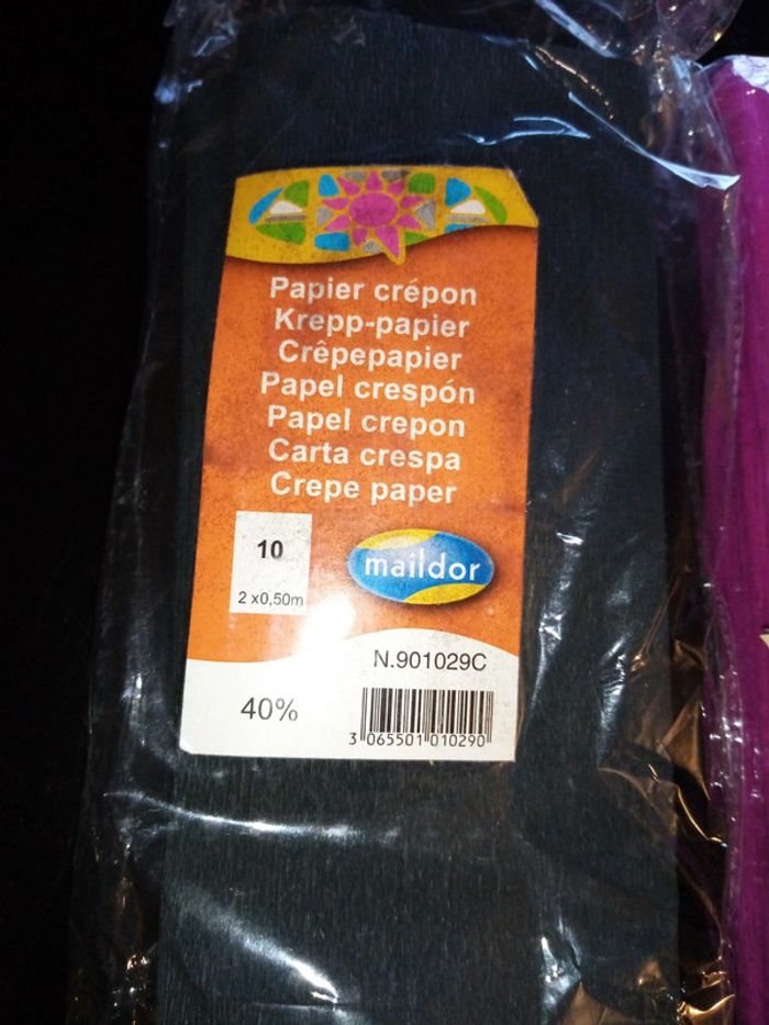 4 paquets de papier Crépon - photo numéro 2