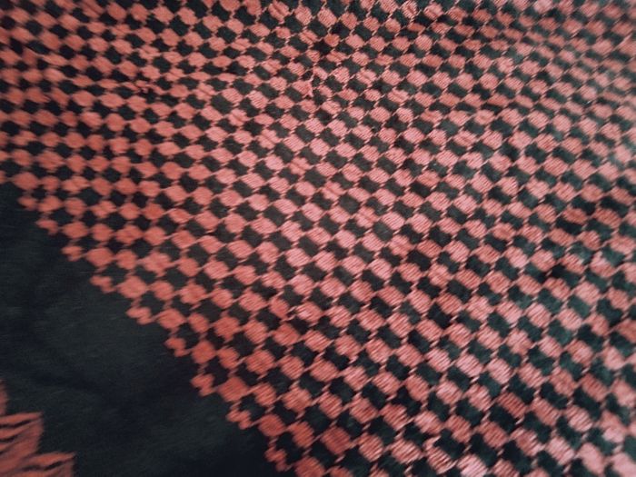 Chèche noir et bordeau - photo numéro 8