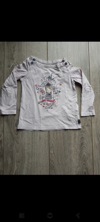 T shirt manches longues Sergent major taille 2ans