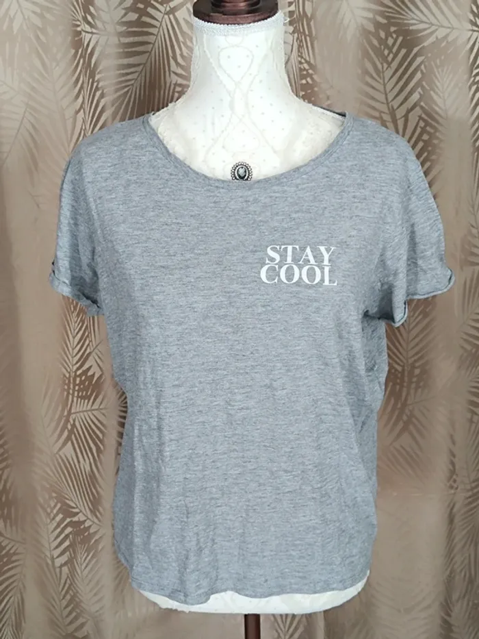 T-shirt gris XL🩶Stay Cool