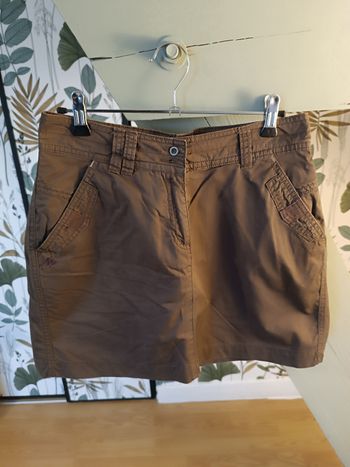 Jupe short Quechua marron - Taille M