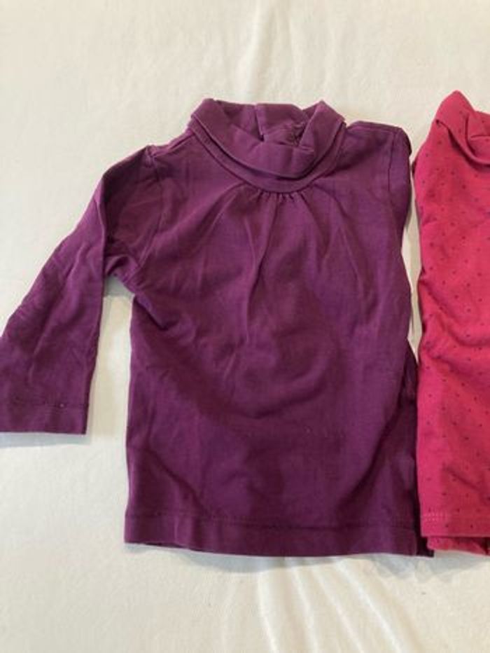 Sous pull col roulé fille 6 mois - photo numéro 2