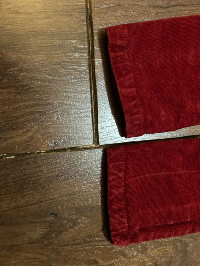 Pantalon en velours rouge sergent major 3 ans - photo numéro 11