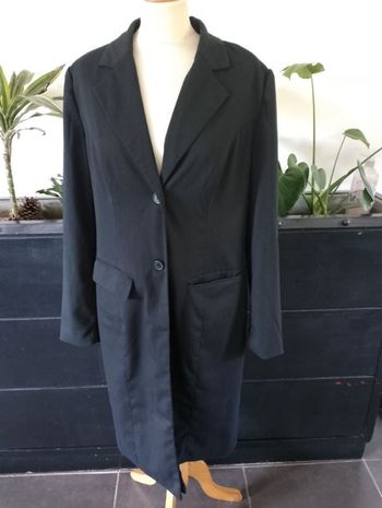 Veste longue noire bpc