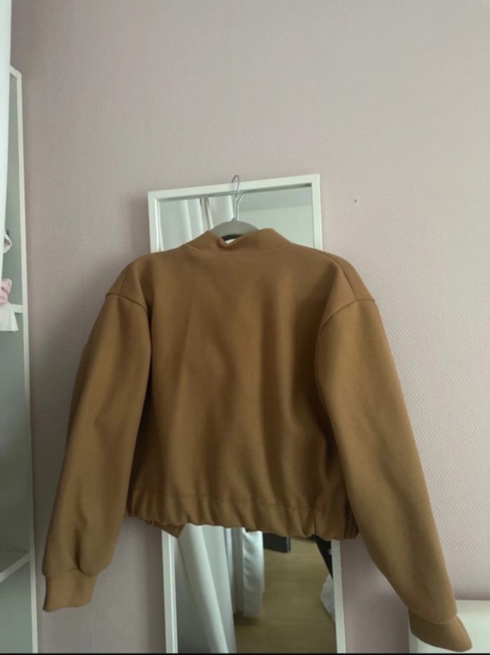 Veste courte marron - Neuve Jessy&Co - photo numéro 3