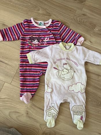Lot pyjama velours 