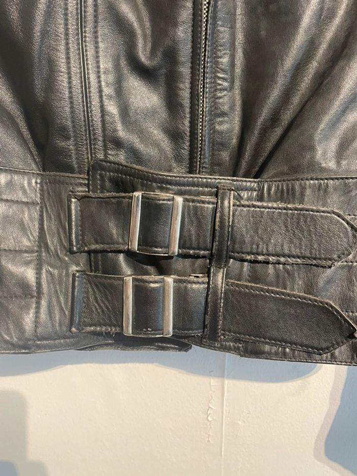 Veste style perfecto Moto vintage Harro - photo numéro 6