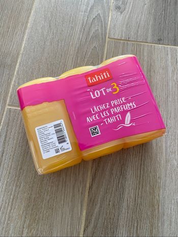 Lot 3 gel douche Tahiti vanille  neuf