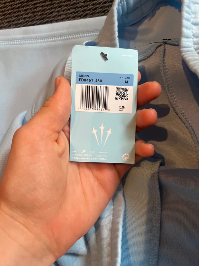 Jogging Nike x Nocta taille M bleu ciel - photo numéro 3