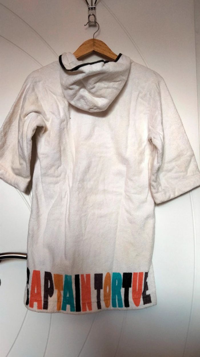 Peignoir d'enfant blanc 7 8 9 ans - photo numéro 3