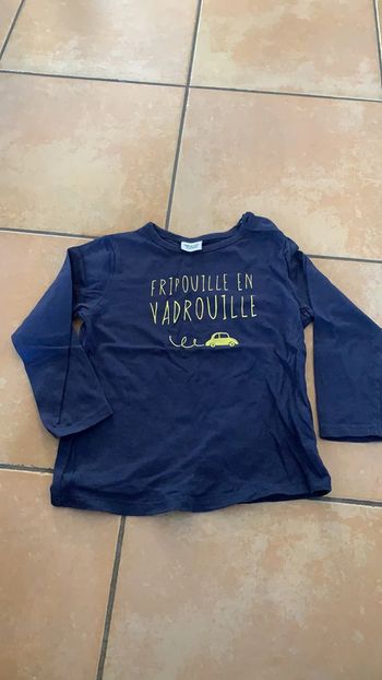 T-shirt manche longue TAO 3 ans
