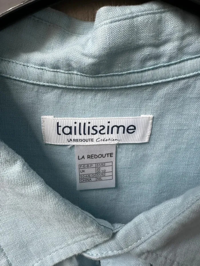 Chemise légère été Taillissime bleu clair - photo numéro 6