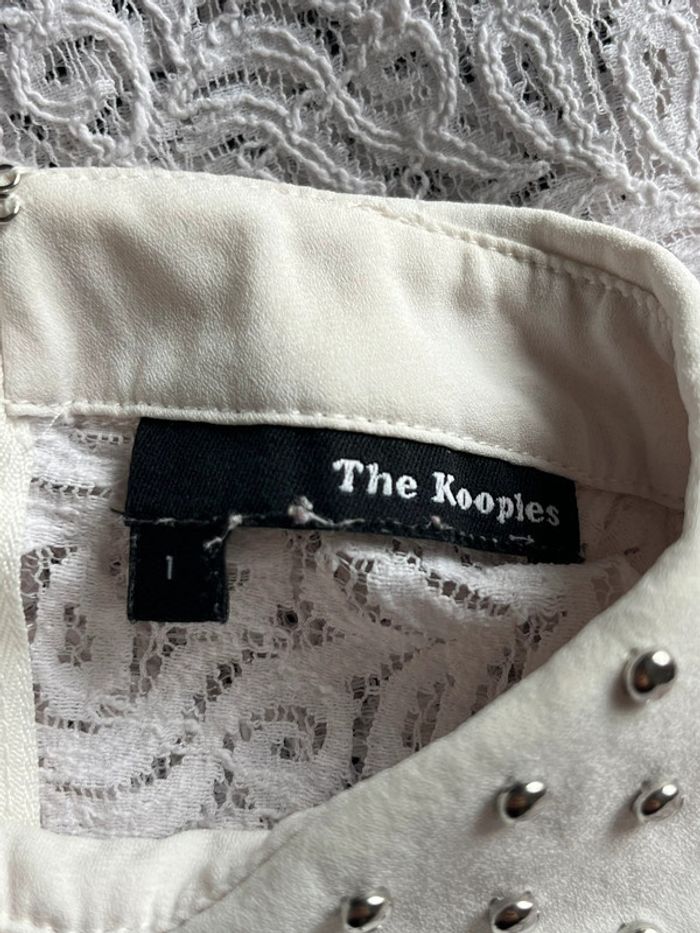 Blouse dentelle col Claudine The Kooples S - photo numéro 6