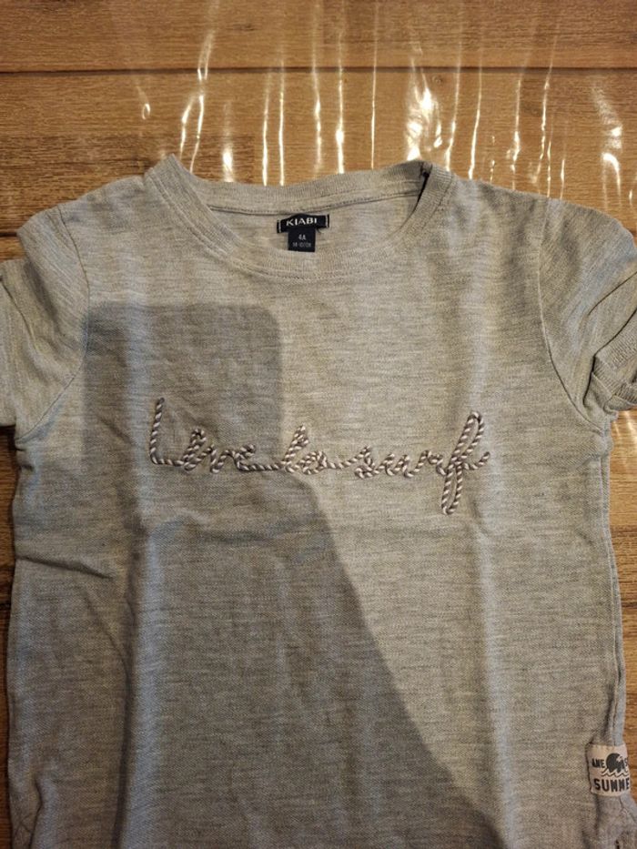 T-shirt manches courtes de chez Kiabi taille - photo numéro 3