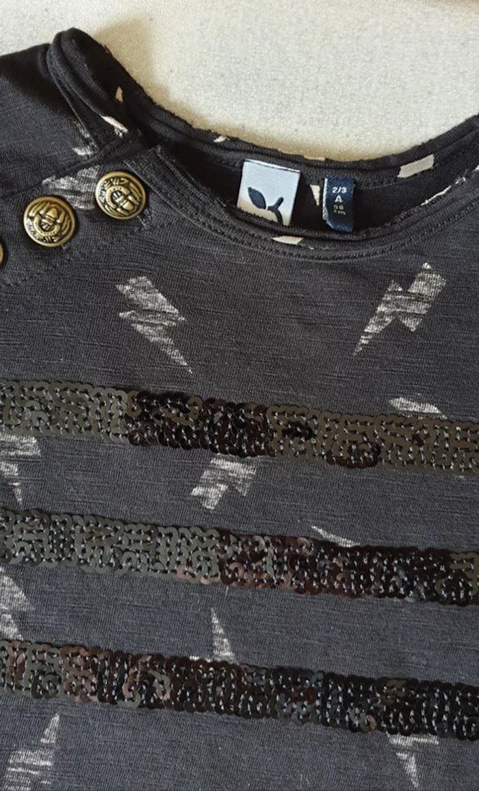 Tee-shirt manches longues 3 Pommes 2/3 ans - photo numéro 6