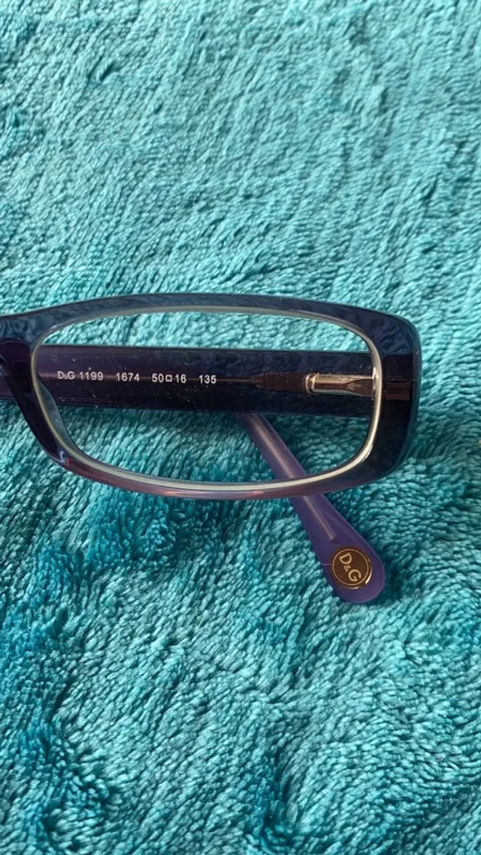Lunettes dolce & gabana gris foncé violet