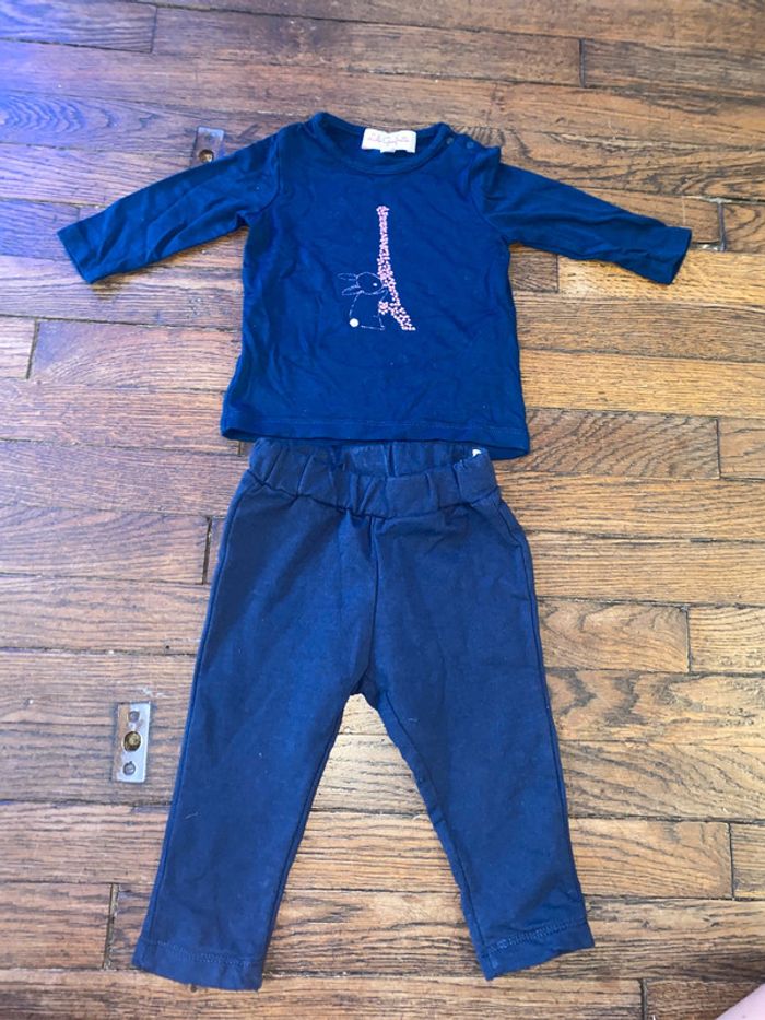 tshirt Lili Gaufrette et legging Mayoral  6 mois