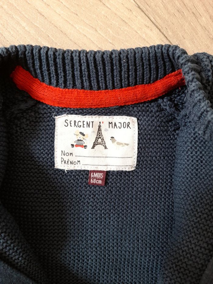 Gilet sergent major 6 mois - photo numéro 2