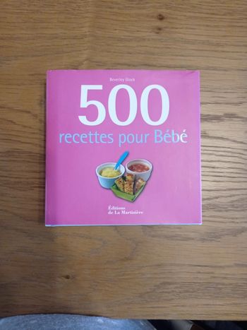 Livre cuisine bebe
