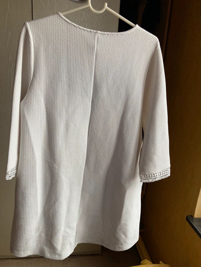 Superbe tunique chaude dentelle et broderies bohème Vintage - photo numéro 7