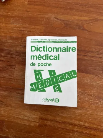 Livre, dictionnaire médical de poche