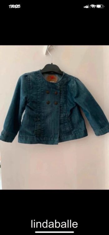 Veste en Jean Tape à l’œil . Taille 36 mois