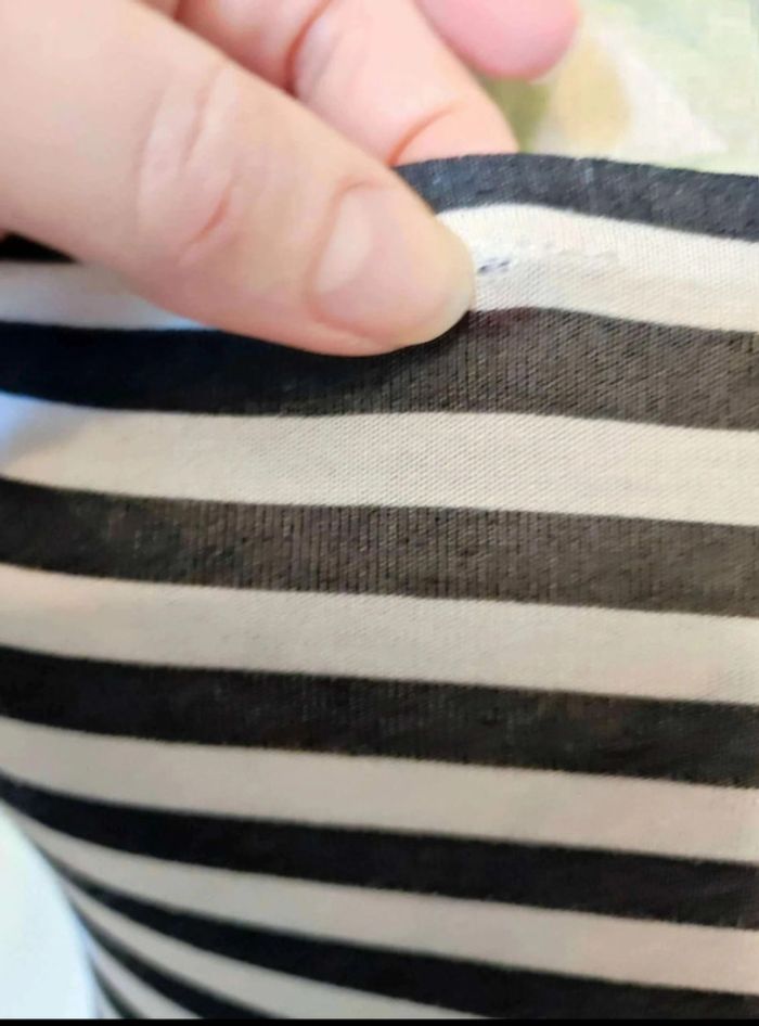 robe bustier rayures fleurs printemps été 36 - photo numéro 5