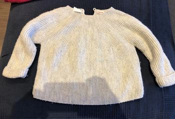 Pull Zara gris 12-18 mois 86 cm