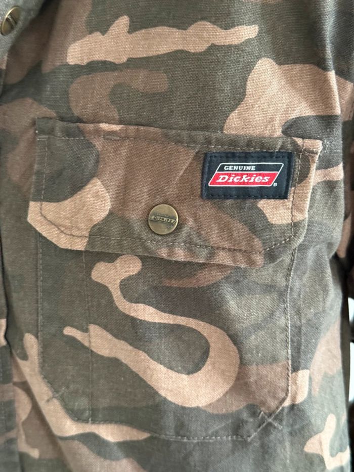 Veste Genuine Dickies à capuche Vintage Camouflage Militaire Taille M – Pièce Rare - photo numéro 2