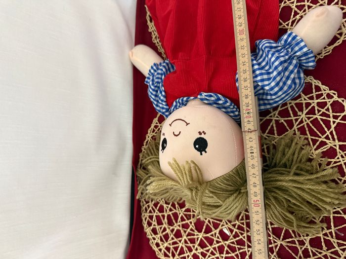 poupée de chiffon porte pyjama hauteur 50CM - photo numéro 3