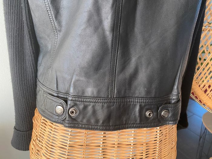 Blouson Harley Davidson en cuir noit taille S - photo numéro 9