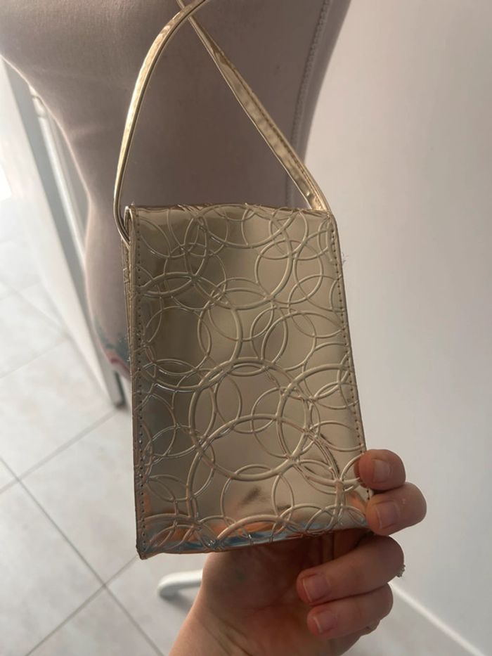 Petit sac MAC doré - photo numéro 4