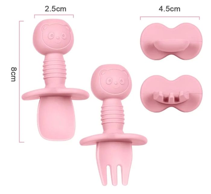 Couverts en silicone pour bébé - photo numéro 3